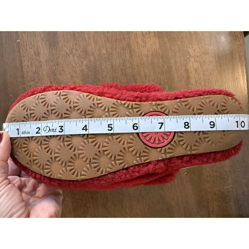 Ugg Fluff Yeah Slides Women’s Size 10 Ribbon Red … - image 7